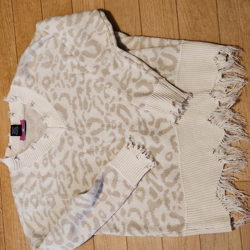 Womens leopard sweater